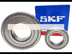 SKF 6314 ZZ 70*150*35mm cuscinetto a sfera a scanalatura profonda con copertura di polvere e lubrificazione a olio sigillato velocità di lubrificazione 4300 R/min