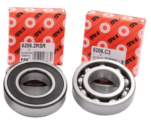 6206 cuscinetto a sfera a scanalatura profonda 11000 R/Min grasso lubrificato 30x62x16mm