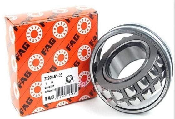 FAG 22208 Disponibilità C4 C3 C0 Cuscinetti a rulli autoallineanti a forma di sfera a foratura conia 80 mm OD