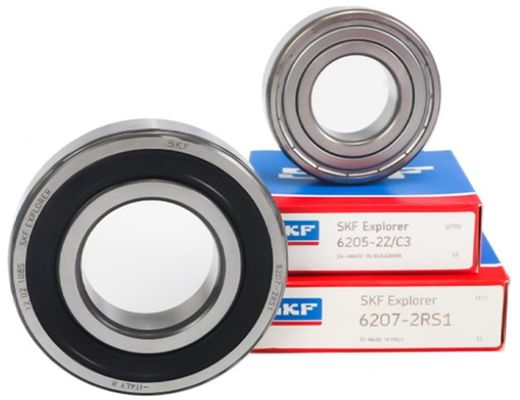 6207 2RS1 SKF Deep Groove Ball Bearing Brass Cage Tipo per lavori pesanti