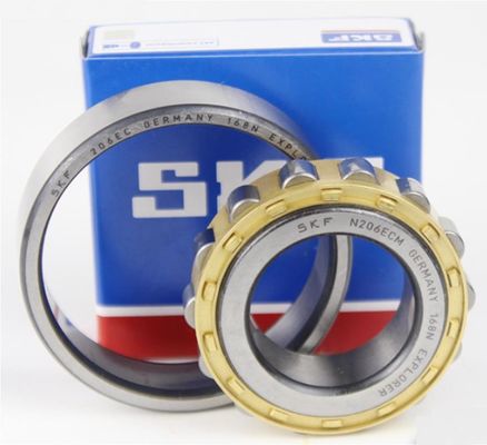 SKF N206ECM Cuscinetto a rulli cilindrico di tipo aperto 30*62*16mm 0.214kg per macchine pesanti