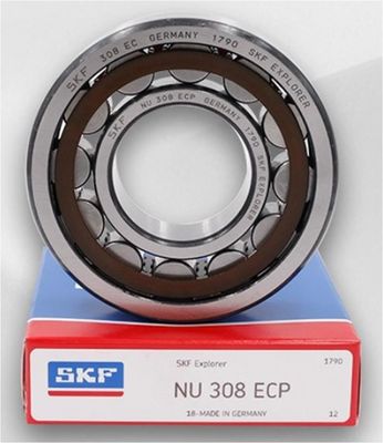SKF NU308ECP Cuscinetto a rulli cilindrici P4 Acciaio a cromo di precisione Gcr15 per macchine pesanti