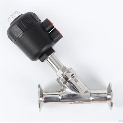 Valvola d'angolo DN20 attuatore 50mm pneumatico precisione Die Casting Valvola Globo Valvola di cancello