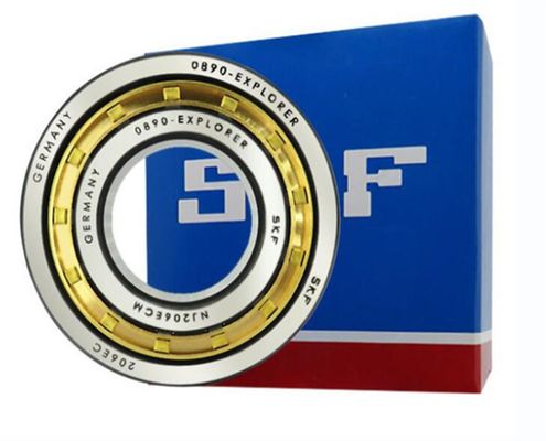 SKF NJ206EC Cuscinetti a rulli cilindrici a riga singola Dimensione interna 30 mm Velocità di limitazione del grasso 8500 r/min per ambienti industriali esigenti