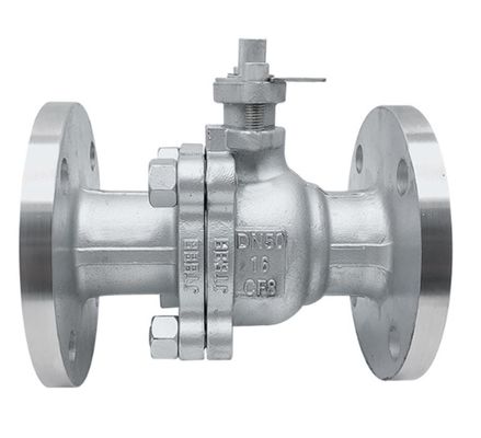 Fusione a stampa morbida Valvola a sfera sigillata Flanged Joint PTFE Materiale del sedile della valvola Pressione 1,6MPa