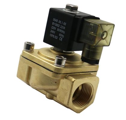 Fusione a stampa a 2 vie Valvola solenoide 8mm DN08 Pressione 10MPa Materiale del corpo in ottone