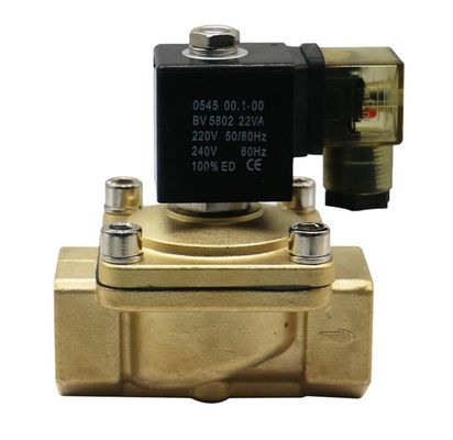 Fusione a stampa a 2 vie Valvola solenoide 8mm DN08 Pressione 10MPa Materiale del corpo in ottone