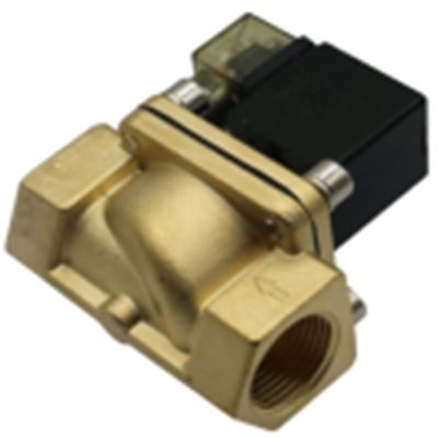 Collegamento del filo del corpo in ottone Valvola solenoide di diametro nominale DN10 normalmente chiuso
